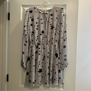Great blue star print dress